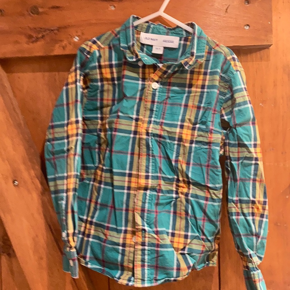 Plaid button down